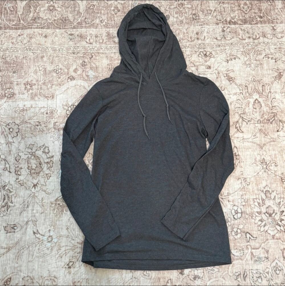Gildan Dark Charcoal Gray Lightweight Pullover Hoodie Unisex Adult Small